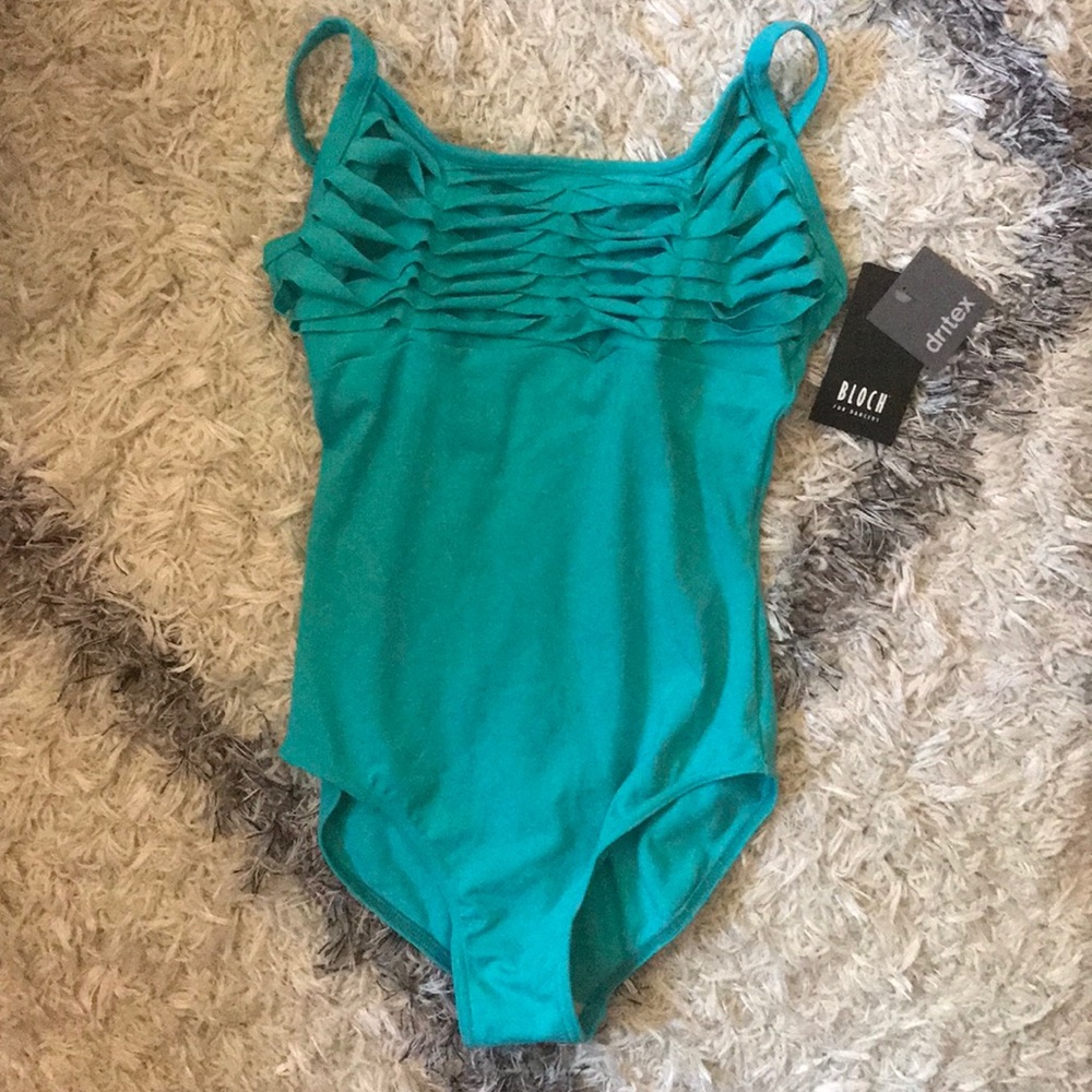 Aqua Bloch Leotard